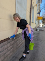 Участие в общегородском субботнике