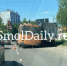 На улице Николаева в Смоленске встали троллейбусы - SmolDaily.Ru