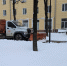 уборка снега у детской поликлиники, тротуар на ул. Октябрьской революции, зима - О чём Говорит Смоленск